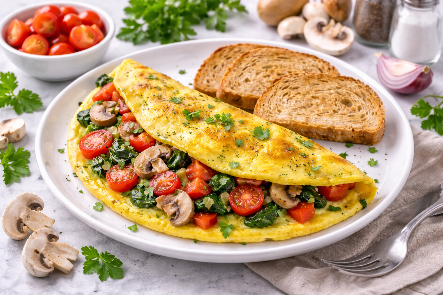 Vegetable Omelet