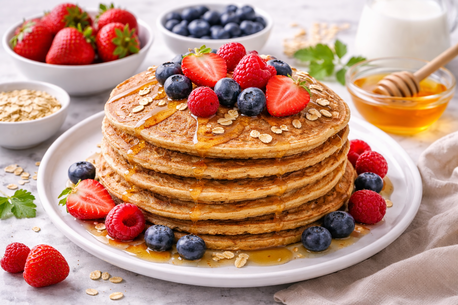 Whole Grain Pancakes